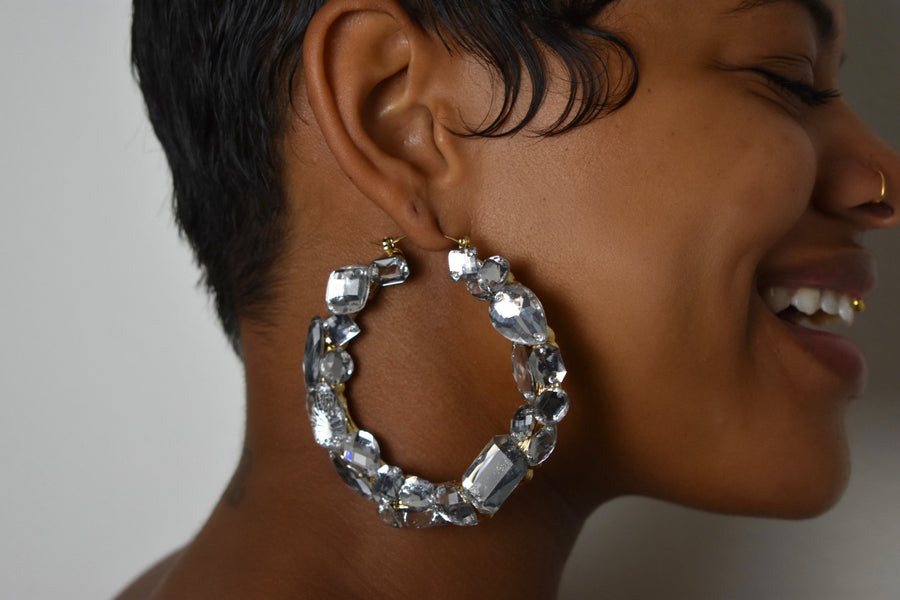 'Classic' Around The Way Glam Earrings